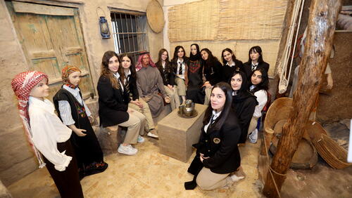 Grade 12 visit to Jordan University -w