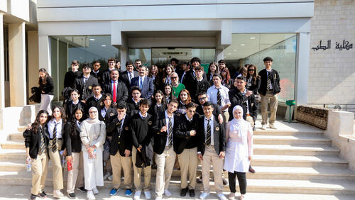 Grade 12 visit to Jordan University -s