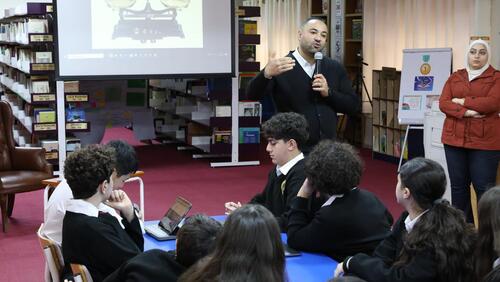 Grade 8 Guest Speaker (Salameh Yasin) 2024-2025