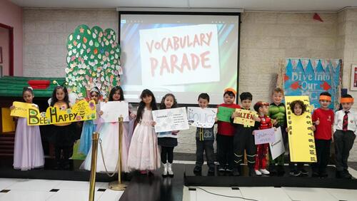 KG Vocabulary Parade 2024-2025