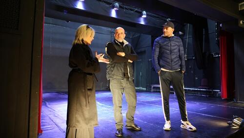 7 Grade Students Visit Osama Al-Mashini Theater 2024-2025