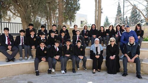 7 Grade Students Visit Osama Al-Mashini Theater 2024-2025
