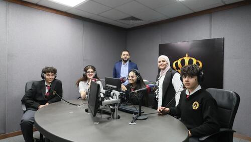 Grade 8 visit to Jordanian T.V 2024-2025