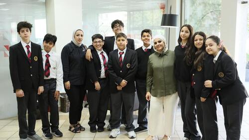  Al-Ghad Newspaper Visit 2025-2026 زيارة صحيفة الغد