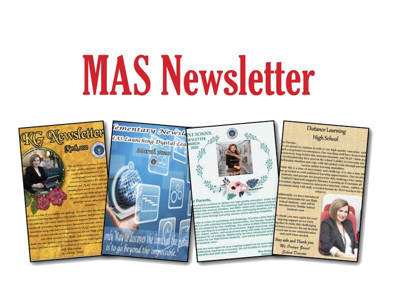 MAS Newsletter | Modern American School