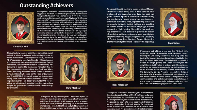 Outstanding Achievers 2024-2025