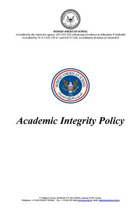 MAS Academic Integrity Policy